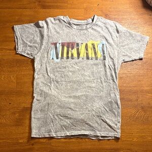 NIRVANA Gray Tee In Utero Print